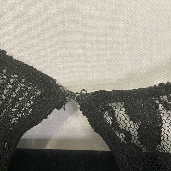 TAYLOR Women’s Size 8 Black Lace Bodice Jumpsuit Elegant Stretch Evening - Picture 6 of 9